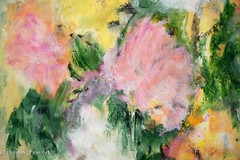 Stunning Mid Century Expressionist Floral Still Life by Louise Ritchie Colorful