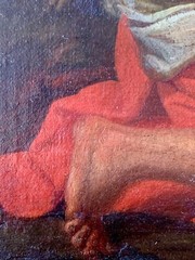 Italian Old Master 17th Century Original Antique Painting Penitent Saint Jerome