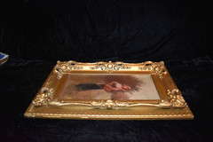 Antique J. A. McCOLVIN Victorian English Impressionist Oil on Canvas Painting