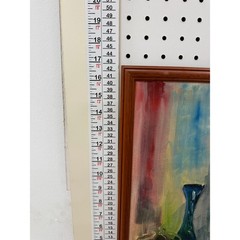 Unsigned Still Life Bottle Painting Framed Canvas Art