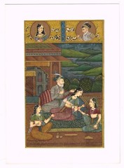 Mughal Harem Art – Handmade Indian Miniature Painting On Paper 6.5×9 Inches