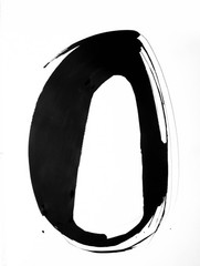 Set of 3 Original Paintings. Acrylic Ink on Paper. Modern art. 21Inx29In.