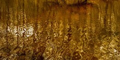 Lake Ripple Reflections – Graphic Digital Inkjet Photo Print – 9″ x 18″