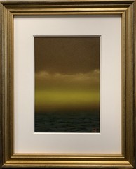 #235 Tonalist Painting Oil Paper Framed Museum quality Original Listed artist