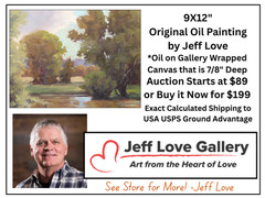 Jeff Love Original Oil Painting Art Peaceful Pastoral Tonal River Tree Landscape