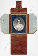 Alexander Clarot (1796-1842) „Portrait of a lady“, high quality miniature