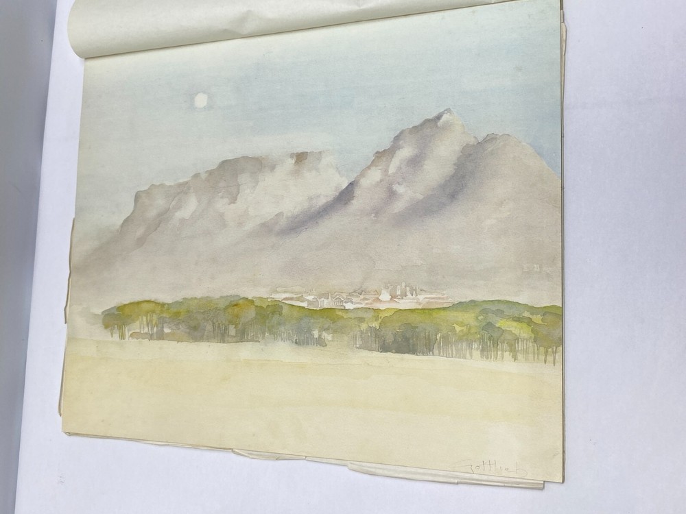 Vivian Gottlieb Watercolor Folio „Airs, Waters, Places“ Cape Town South Africa