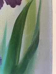 18 x 24 Original Oil Painting on Canvas….“Purple Iris“