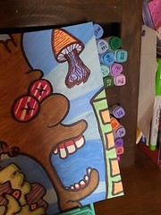Original Art Paintings Mushroom City Jamican Bart King Of Hill Crown Building…