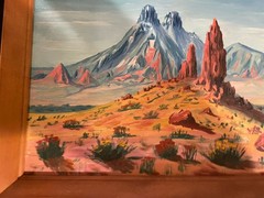 Original Signed Watercolor Verna Hamer Missionary Nurse To Navajos Southwest