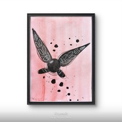 Original Zelda Fairies 1 Painting by Alannah Dyer- Art 5×7 in. Link Hey Listen