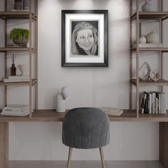 Original Art – Hand Sketched – Charcoal on Paper – Unframed – One of a Kind