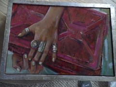 PARIS GERRARD “ IT ONLY EXISTS IN PENCIL “ Original Painting 17″ X 11.5″ $695