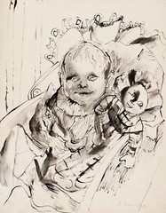 Bruno Krauskopf Novembergruppe Berlin Expressionism Ink Drawing