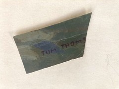 1945 Tom Thomson Utah Landscape Shadows Bold Painting Americana USA Mid-Century