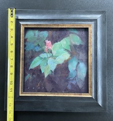 Framed BILL CONE Original pastel drawing – Still Life Roses “HOPE” Artist Signed