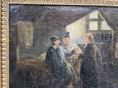 19th Century – Oil on Canvas – Interior Genre Scene Monte-Cristo