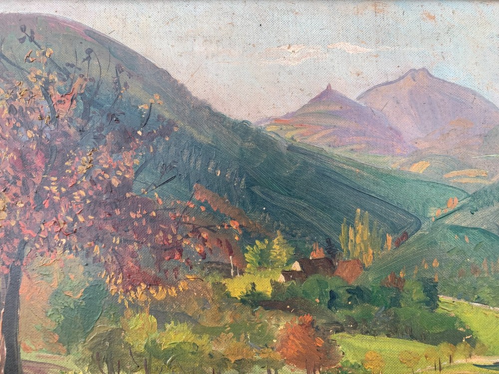 Antonin BOLD (1881-1968) Attributed To Antique Oil On Panel 1916 Germany?