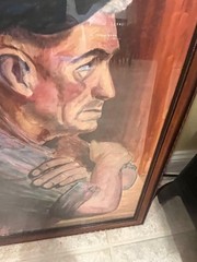 1951 OIL PAINTING OF „CASEY STENGEL“ 5 CONSECUTIVE WORLD SERIES TITLES „1949-53“