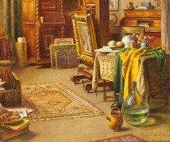 Paul Verdussen Painting Workshop Interior Art Nouveau Belgium Artist House