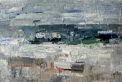 Ocean 9×6 Original Oil Painting Impasto Home Interior Art