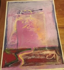 Beautiful painting by famous New Orleans artist Fred Haines. 30″x 22 1/2″