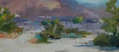 Impressionist Oil of a Lake & Beach Landscape by San Diego Artist Birgitta Kappe