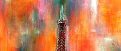 Z.Rubin-„À L’aube“-Handmade Oil Painting/Gallery Wrapped Canvas/Signed/36″x 48″