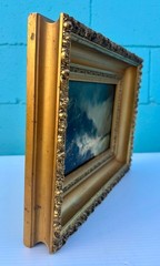 Attributed to John Constable RA (1776–1837) Oil on Panel Stormy Seascape Paint