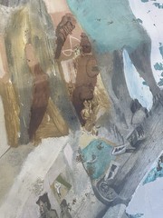 HARVEY PARKS ORIGINAL SIGNED PAINTING ABSTRACT MID-CENTURY 72×72 FOR RESTORATION
