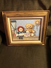 Artistic Impressions Inc. Oil Certified Canvas Painting Raggedy Ann #684647 HTF