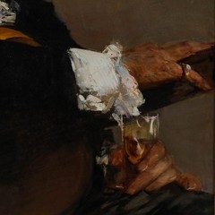 Giacomo Moretti (1939) – 20th Century Oil, Portrait of Santiago Torres