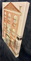 Kathryn White Italian Street View Giclee Painting On Canvas 20”x16”