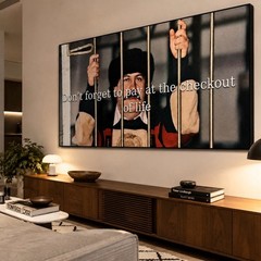 Painting Pablo Escobar On Premium Canvas,Escobar Art,Pablo Escobar Wall Decor