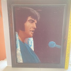 ELVIS PRESLEY VELVET PAINTING 20 x 24 Vintage Painting
