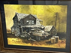 H Francis Sellers Original Watercolor Painting / Park City Utah Artist -39×30”