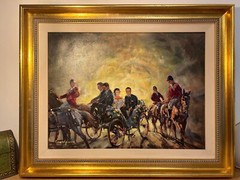 Peter Williams Oil on Canvas – EXISTS ON HIS BOOK „Peter Williams Retrospective“