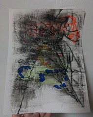 Contemporary Abstract Art Informel Brut Mixed Media Painting Signed Leeroy Decor