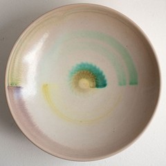 Hildegard Delius bowl hand painted Carstens Uffrecht Neuhaldensleben around 1930