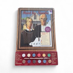 2007 Calendar Paint By Number Original Packaging 4 Pictures 13” X 11”