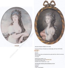 Josef Kreutzinger (1757-1829) „Princess Christiane von Lichnowsky“, 1790/92