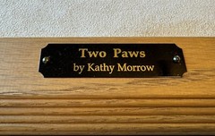 Kathy Morrow Southwest Kinetic Accent & Decor Beaded Art „Two Paws“ 31 X 21.5in