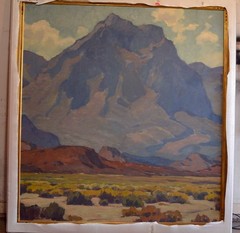 Glenn Dean oil painting 64 x 60 California Desert