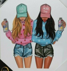 RONGRONG DEVOE – WILD ONE & MILD ONE – Modern Art – WOMEN / GIRL POWER