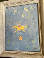 ALBERT TUOHY 11′ x 8″ Painting “The Horse and Moon”