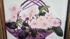 Zetta Jones Original Floral Watercolor Painting Signed Fine Art Framed Flower