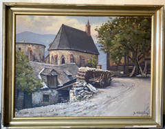 Illegibly Signed °Castle But Where? Who Knows The Place? Fortress Church