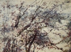 Turn of century Watercolor Cayuga Lake Percy Gray 1869-1952, listed NY/CA artist
