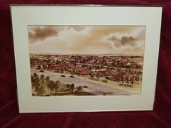 Architectural Rendering Drawings Bakersfield City Buildings Milazzo Watercolor