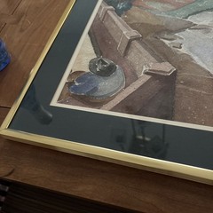 Charles DuBose (1908-1986) Signed Original Watercolor 1934 – Architectural Style